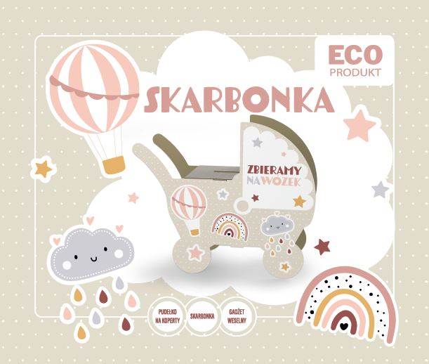 SKARBONKA ECO WÓZEK 