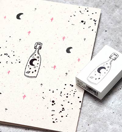 STEMPEL DREWNIANY - BUTELKA - MB0057