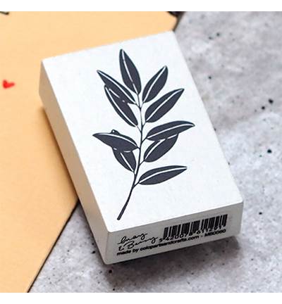 STEMPEL DREWNIANY - GAŁĄZKA OLIWNA - MB0060