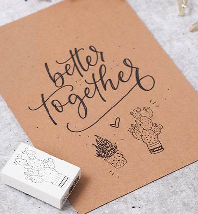 STEMPEL DREWNIANY - KAKTUS - MB0012