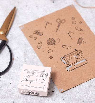 STEMPEL DREWNIANY - MASZYNA DO SZYCIA - MB0002