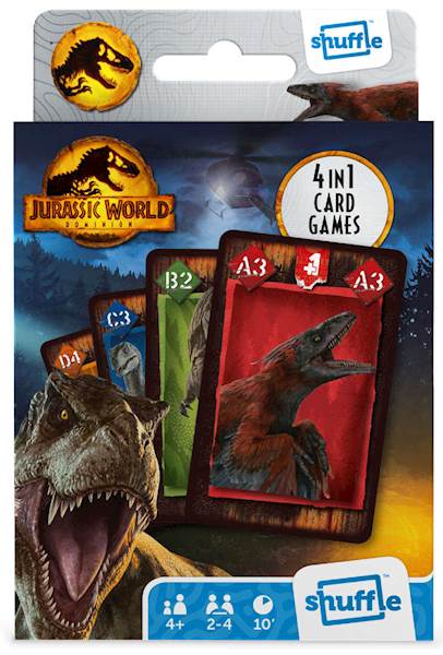 GRA KARCIANA JURASSIC WORLD 4W1