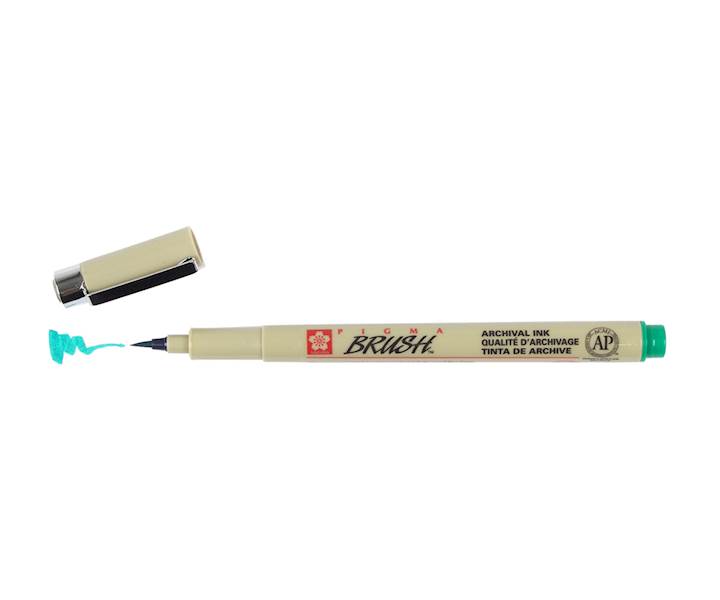 PISAK PĘDZELKOWY PIGMA BRUSH ZIELONY