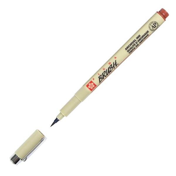 PISAK PĘDZELKOWY PIGMA BRUSH BRĄZOWY