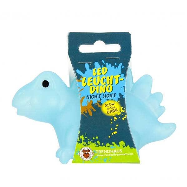 FIGURKA DINOZAUR ŚWIECĄCA TURKUSOWA HEY DINO