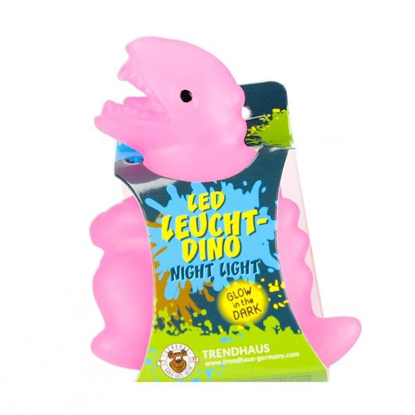 FIGURKA DINOZAUR ŚWIECĄCA RÓŻOWA HEY DINO