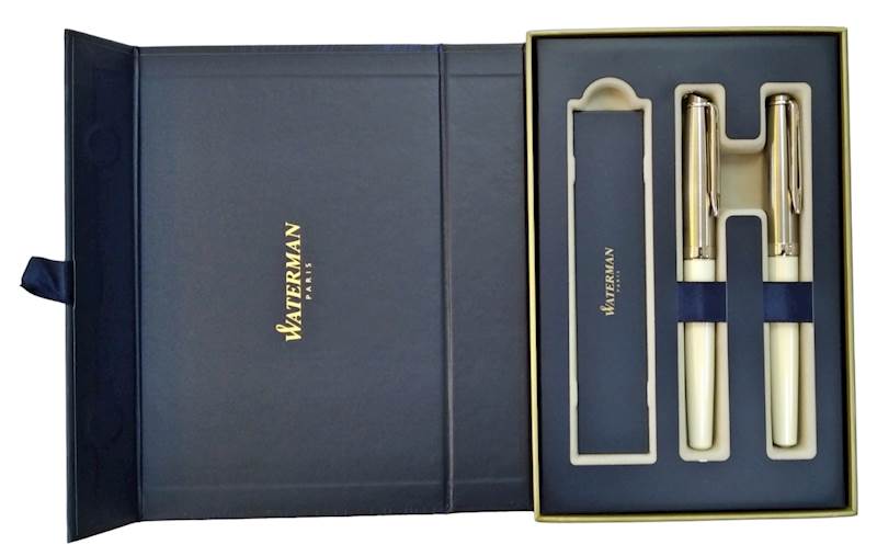 WATERMAN EMBLEME IVORY FP+RB