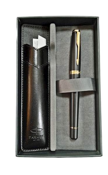 KOMPLET PARKER URBAN CZARNY GT FP+ETUI