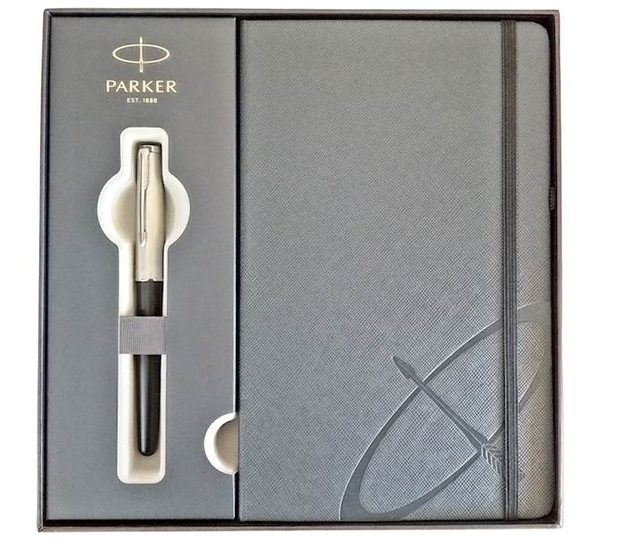KOMPLET PARKER SONNET ESSENTIAL SAND CZARNY CT RB
