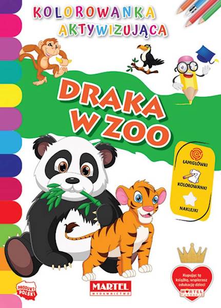 KOLOROWANKA AKTYWIZUJĄCA DRAKA W ZOO
