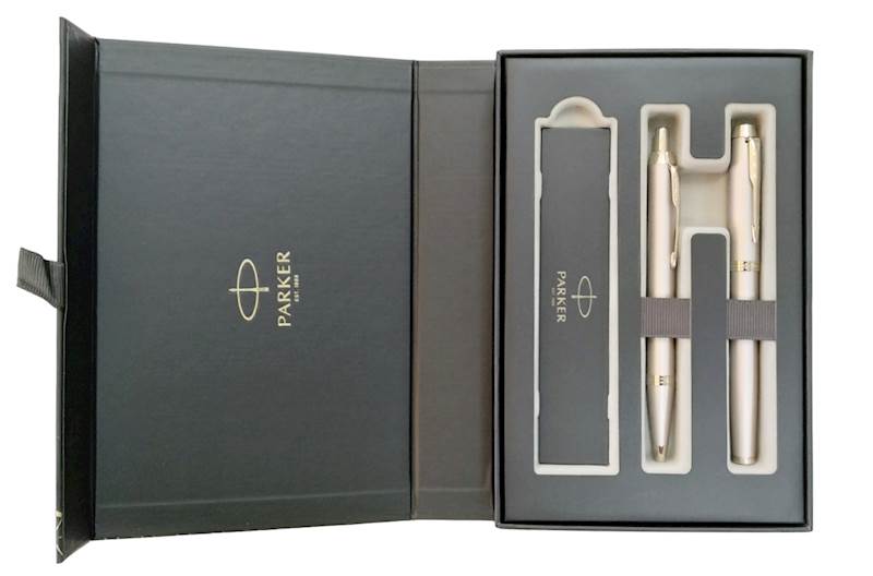 PARKER IM MONOCHROME CHAMPAGNE FP+BP