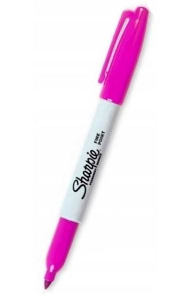 MARKER FINE MAGENTA PERMANENTNY SHARPIE