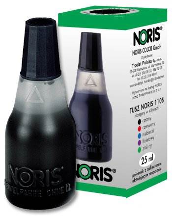 TUSZ DO STEMPLI NORIS CZARNY 110S