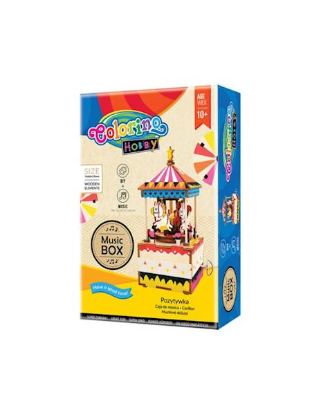 ZESTAW MODELARSKI Z POZYTYWKĄ-MERRY GO ROUND 