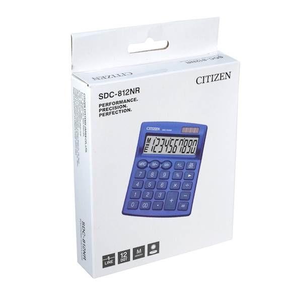 KALKULATOR CITIZEN SDC-812NR GRANATOWY