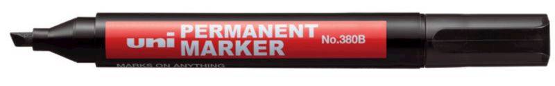 MARKER 380B CZARNY PERMANENTNY ŚCIĘTY UNI - BALL