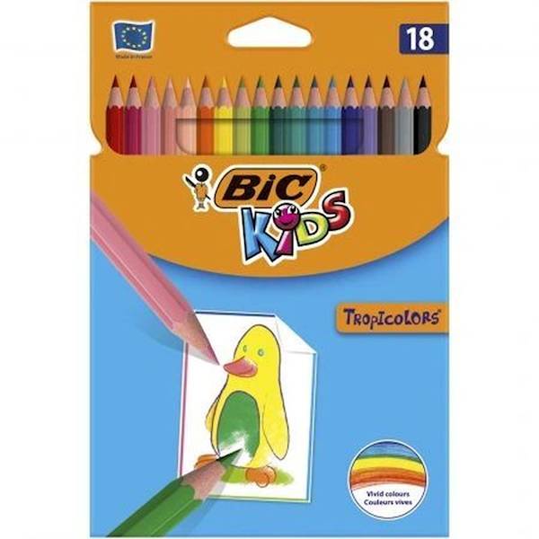 BIC KIDS TROPICOLORS 18 KOL