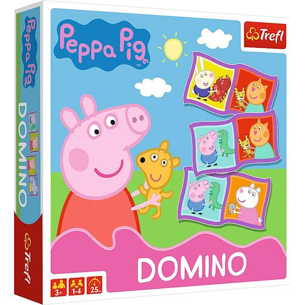 GRA DOMINO: ŚWINKA PEPPA TREFL