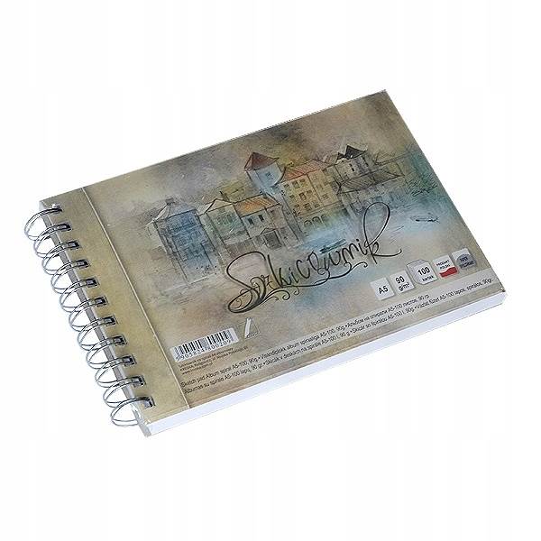 SZKICOWNIK A4 SPIRALA KRESKA