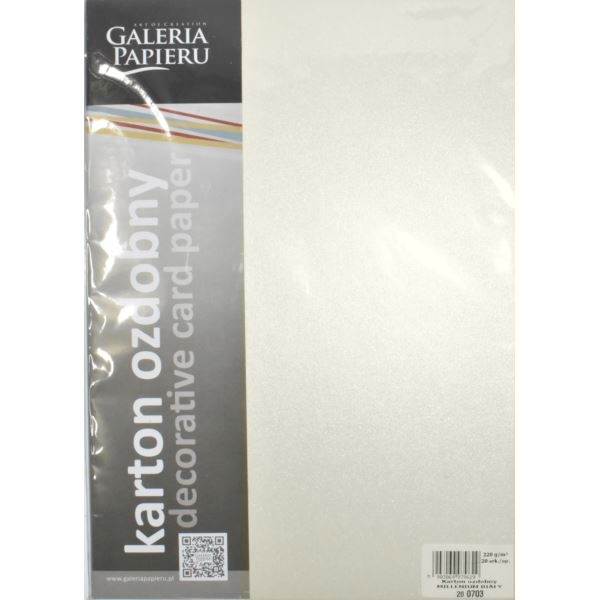 PAPIER WIZYTÓWKOWY - MILLENIUM BIAŁY 220G