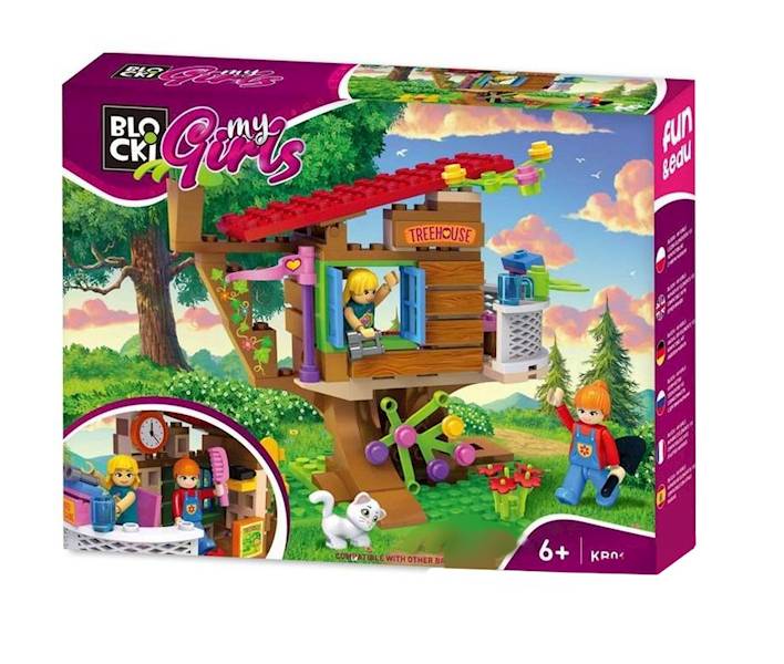 BLOCKI MY GIRLS: DOMEK NA DRZEWIE 155 EL.