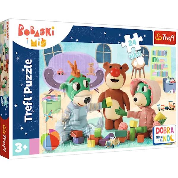 PUZZLE 24 MAXI 14325 ZABAWY TREFLIKÓW PRZED SNEM