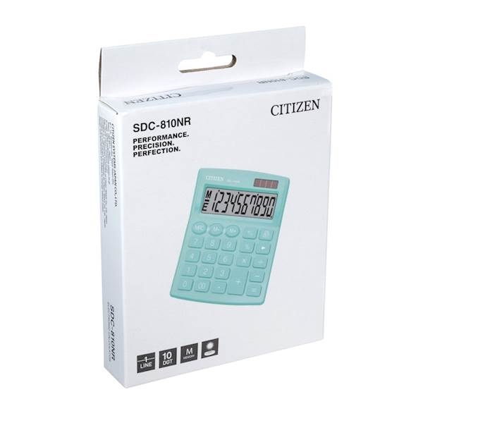 KALKULATOR CITIZEN SDC-810NR ZIELONY