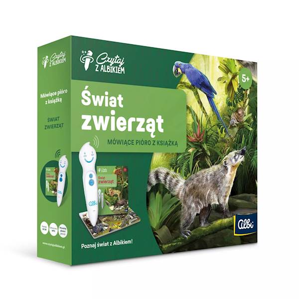 ZESTAW ŚWIAT ZWIERZĄT ALBI