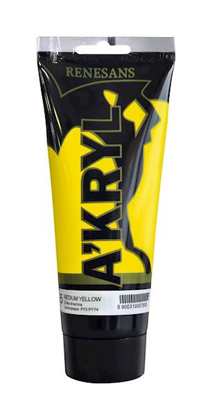 AKRYL - ŻÓŁĆ ŚREDNIA - 5/200 ML