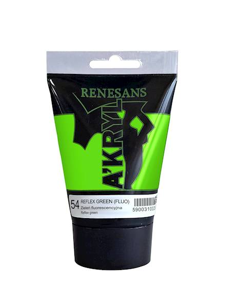 AKRYL - ZIELEŃ FLUO - 54/100 ML