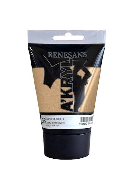 AKRYL METAL - ZŁOTY SREBRZYSTY - 58/100 ML