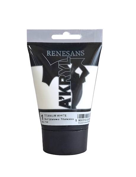 AKRYL - BIEL TYTANOWA - 1/100 ML