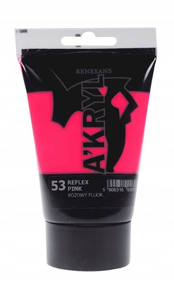 AKRYL - RÓŻOWY FLUO - 53/100 ML