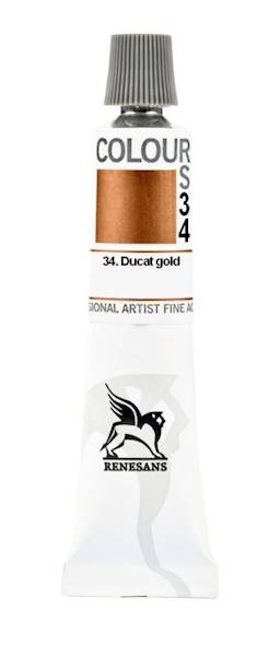 AKRYL COLOURS - ZŁOTO DUKATOWE - 34/20 ML