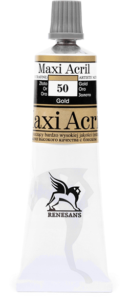 MAXI AKRYL - ZŁOTO - 50/60 ML