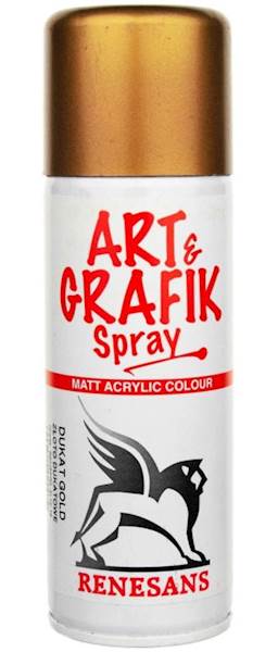 AKRYL MAT SPRAY - ZŁOTO DUKATOWE - 18/200 ML