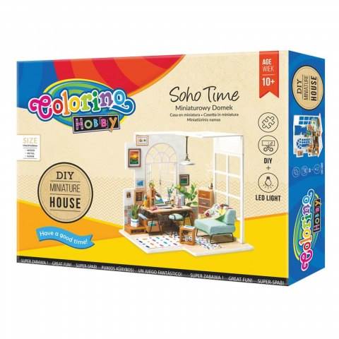 ZESTAW MODELARSKI MINIATUROWY DOMEK SOHO TIME 