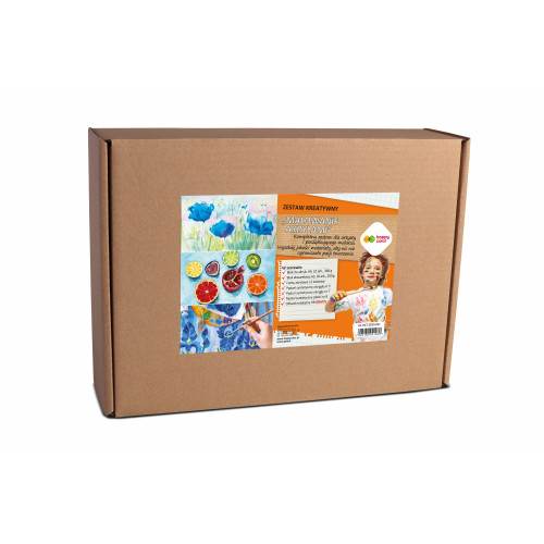 ZESTAW KREATYWNY "MALOWANIE AKRYLAMI" 