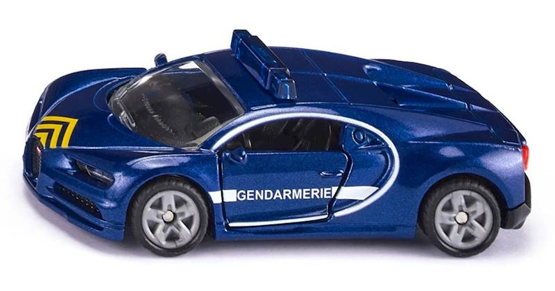 SIKU 1541 BUGATTI CHIRON GENDARMERIE 