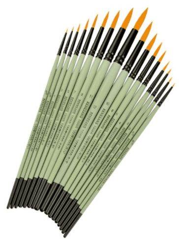 PĘDZEL 2 1006R-2 SYNTETYK OKRĄGŁY ZŁOTO-ZIELON