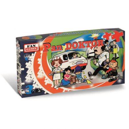 3 GRY PLANSZÓWKI PAN DOKTOR 