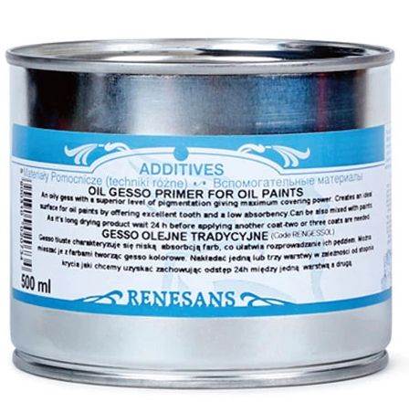 GESSO OLEJNE TRADYCYJNE 500 ML, RENESANS