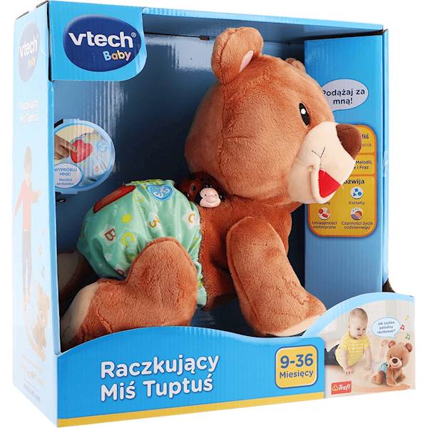 VTECH RACZKUJĄCY MIŚ TUPTUŚ TREFL
