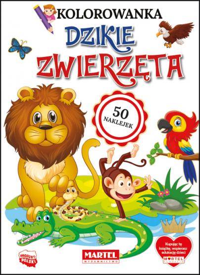 KOLOROWANKA DZIKIE ZWIERZĘTA