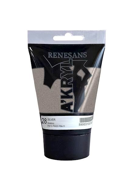 AKRYL METAL - SILVER - 28/100 ML