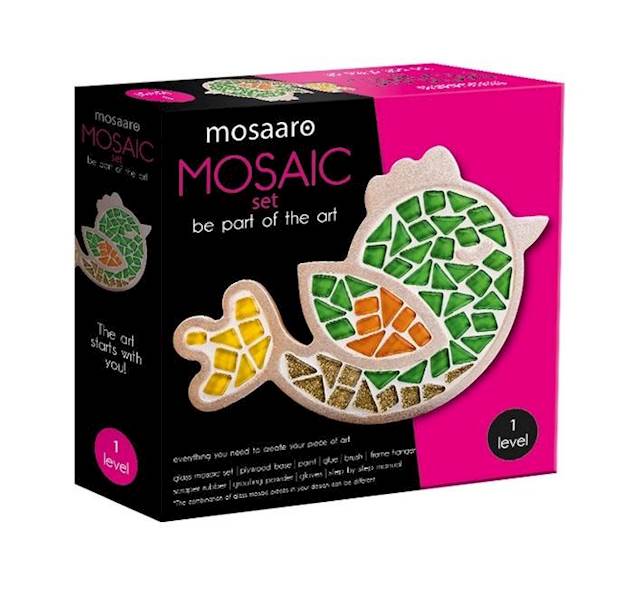 MOZAIKA PTAK. ZESTAW KREATYWNY LEVEL 1