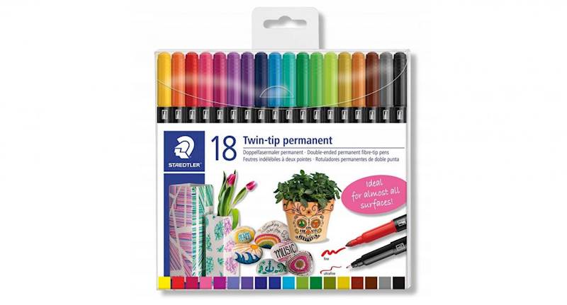 FLAMASTRY DWUSTRONNE 18 KOL.JOURNEY PERNAMENTNY