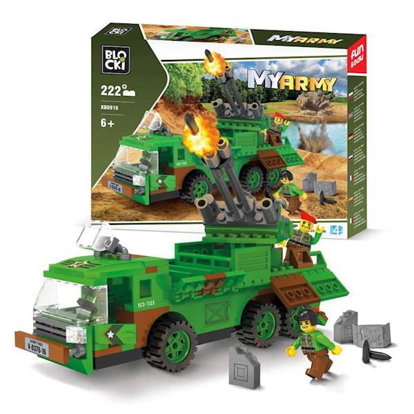 BLOCKI MY ARMY: WYRZUTNIA RAKIET 222 EL.