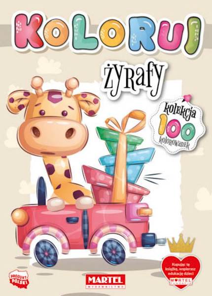 KOLOROWANKA KOLORUJ - ŻYRAFY