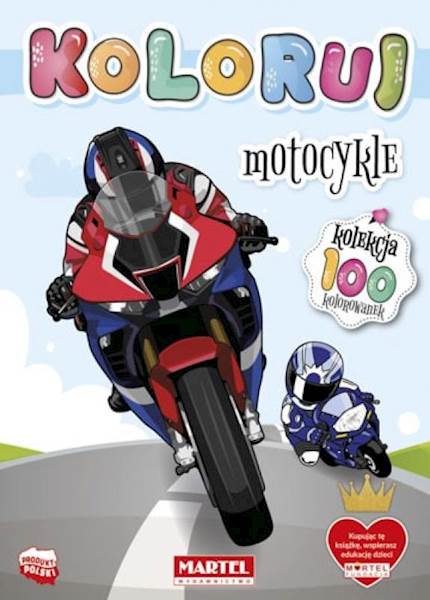KOLOROWANKA KOLORUJ - MOTOCYKLE